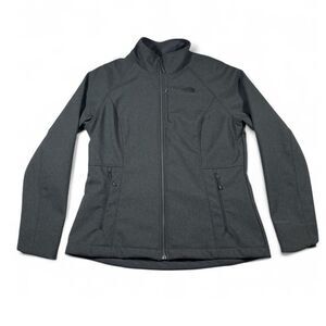 The North Face WindWall Soft Shell Jacket Gray Full Zip Women’s XL Outdoor
